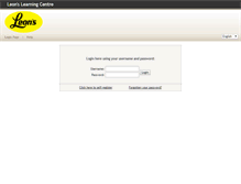 Tablet Screenshot of home.learningcentre.leons.ca